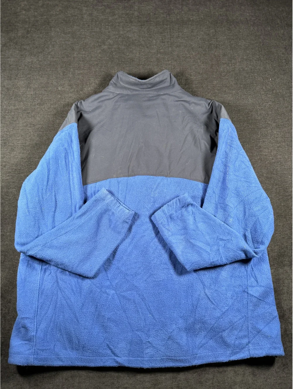 Columbia Blue and Gray Fleece Jacket with Zip Pockets 3xl